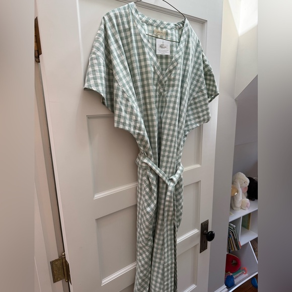 Pehr Gingham Caftan Dress - Picture 2 of 3
